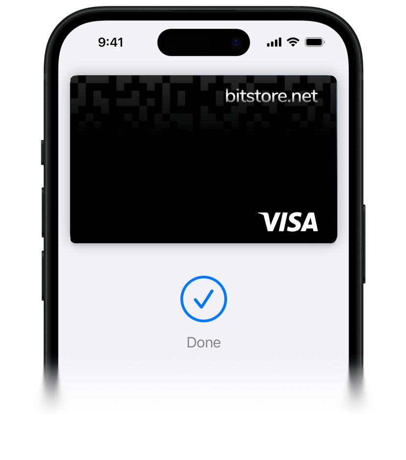 Illustration of a successfully added card to Apple Wallet