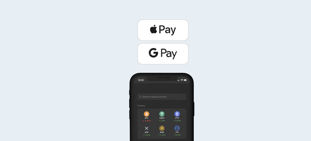 NEW: Transfer funds for trading on the Bitcoin Store via Apple and Google Pay services!