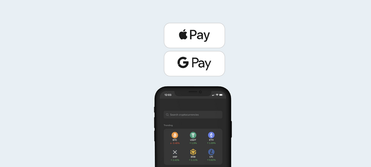 NUEVO: ¡Transfiere fondos para negociar en Bitcoin Store a través de los servicios Apple y Google Pay!