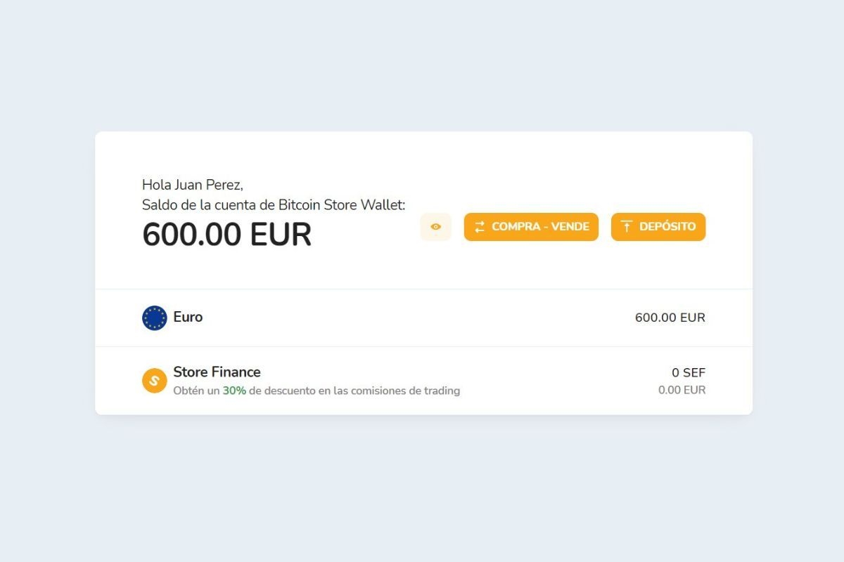 Proceso de compra de Bitcoin y otras criptomonedas a través de Bitcoin Store Wallet