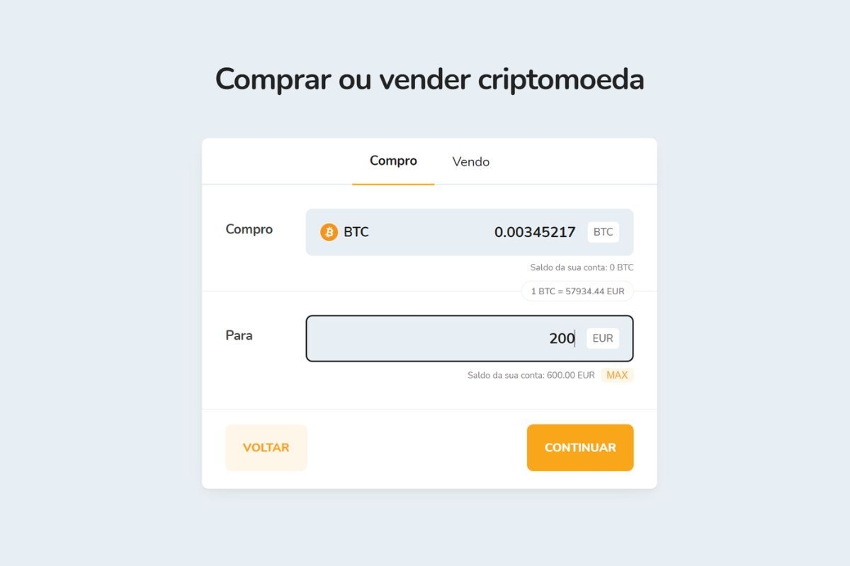 Comprar Bitcoin (BTC) por Euro (EUR) na exchange Bitcoin Store