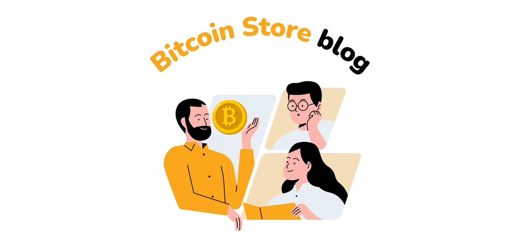 Ilustración vectorial del maestro explicando Bitcoin a sus dos estudiantes.