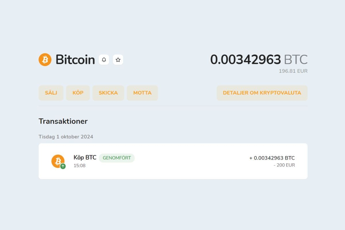 Sälja Bitcoin (BTC) och andra kryptovalutor med den digitala plånboken Bitcoin Store Wallet.